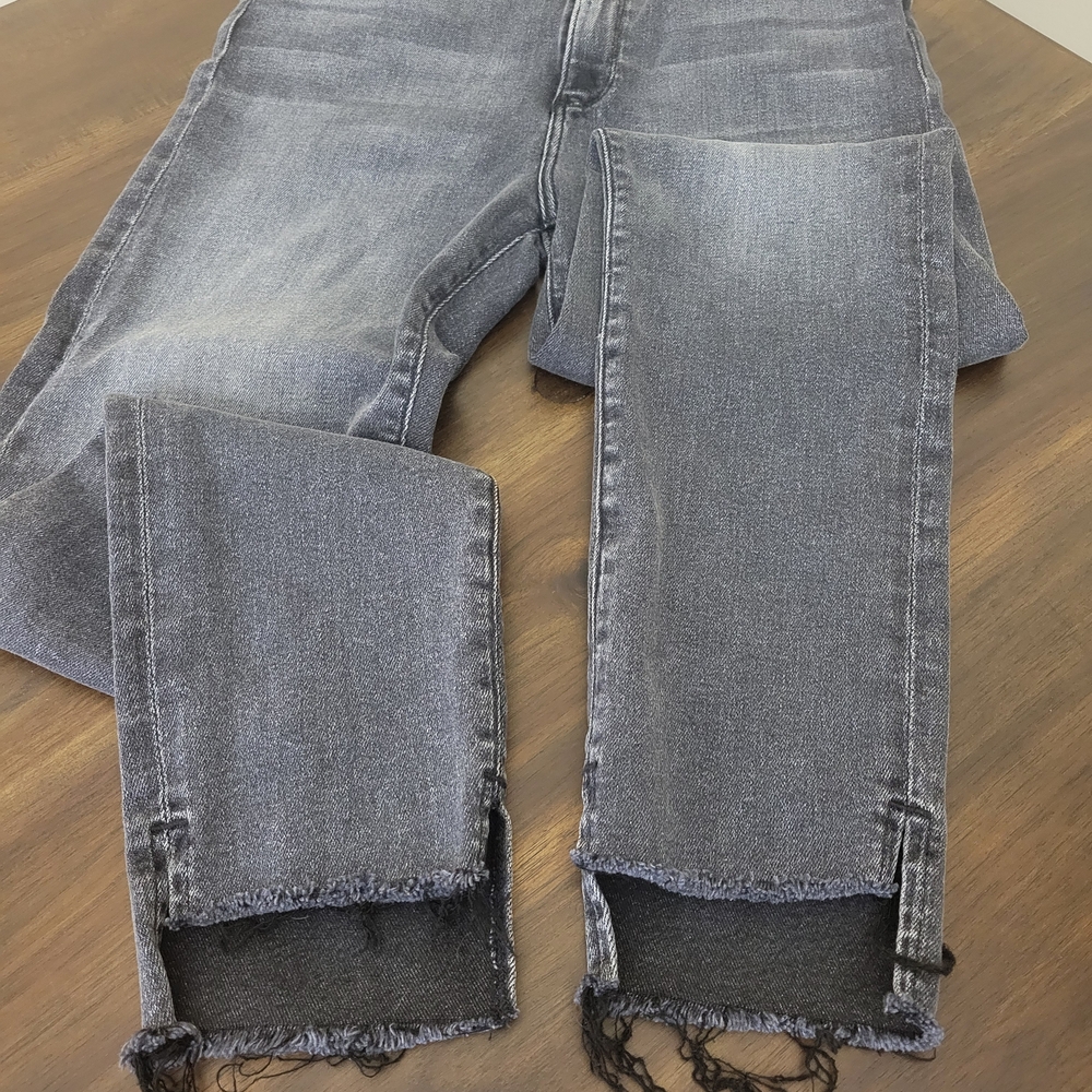 Black Orchid Distressed Hem Denim Jeans. Like New